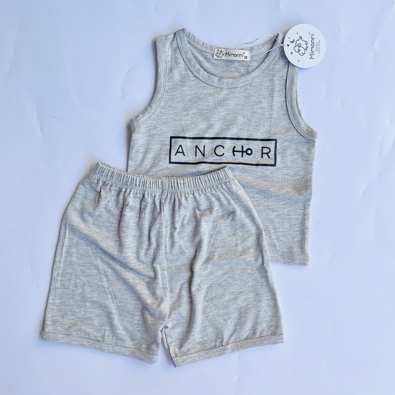 Bộ Ba Lỗ Mimiri , Vải Thun Lạnh Thoáng Mát Thiết Kế Mới  Cho Bé Trai, Bé Gái