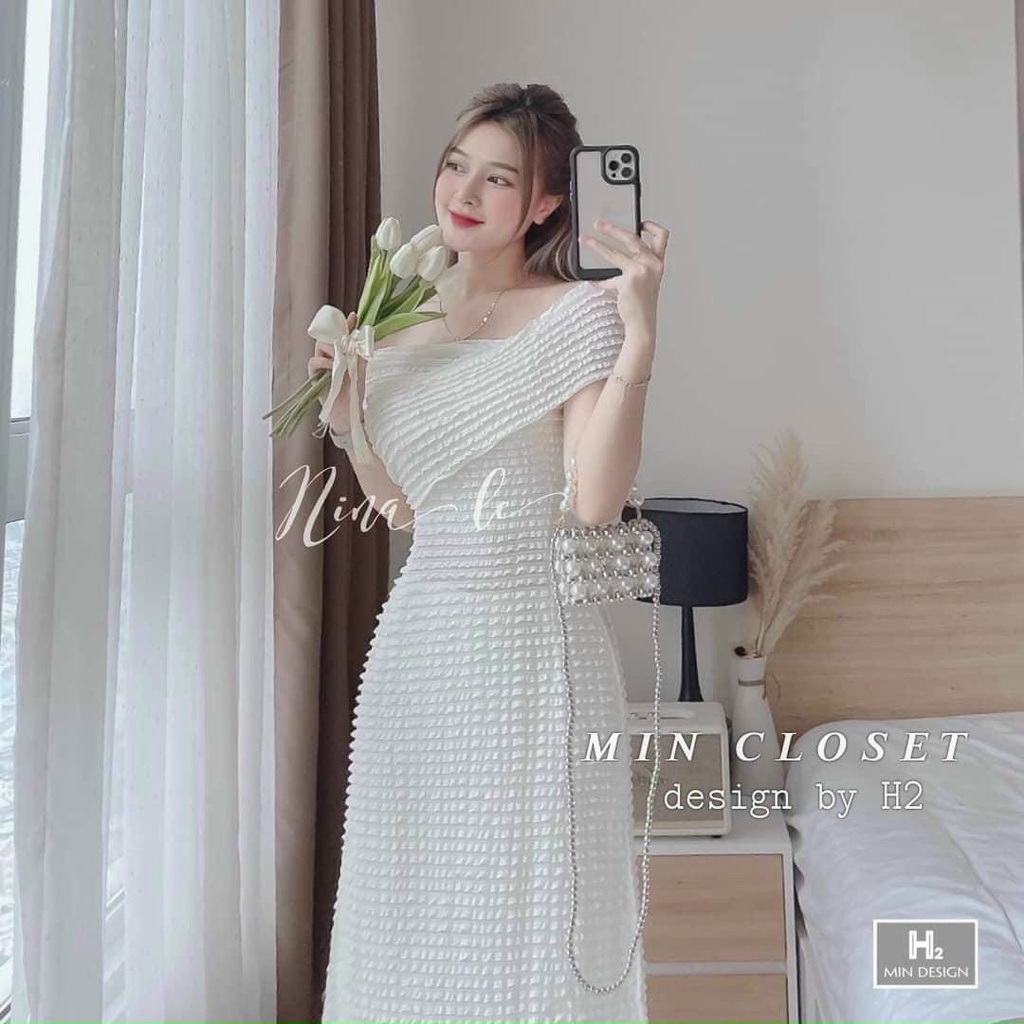 Set cách tân áo dài lệch vai kèm quần ống suông cho nàng đi chơi dự tiệc đầm tết cực sang dễ thương