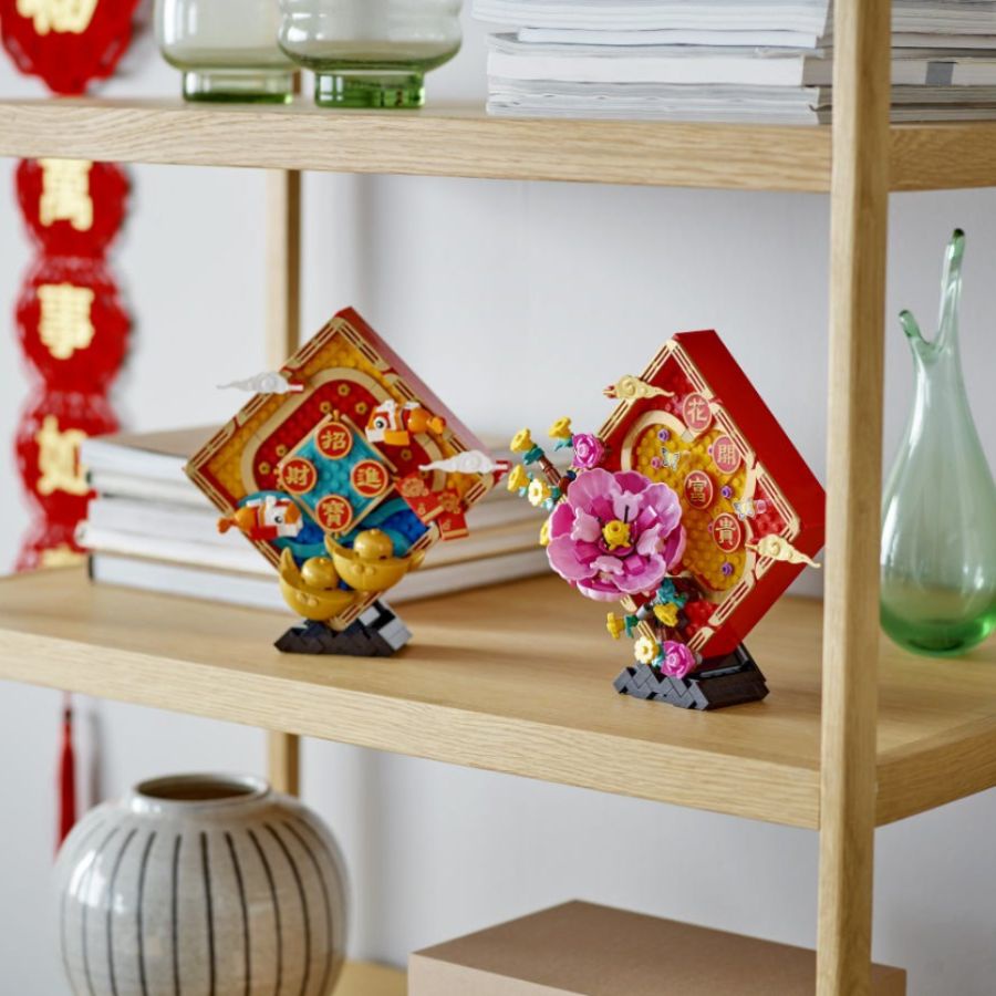 BỘ LẮP RÁP LEGO TẾT 80110 KHUNG TRANH TRANG TRÍ NĂM MỚI
