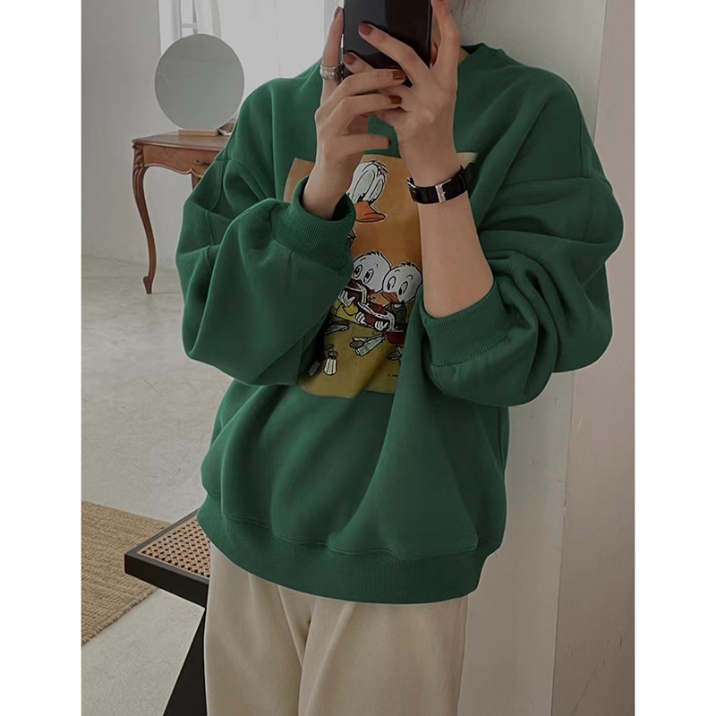 NRVP Áo Khoác Thể Thao Tay Dài Dáng Rộng In Hình Thỏ Năm Mới 2023 Phong Cách Trung Hoa Hàn Quốc Cho Nữ