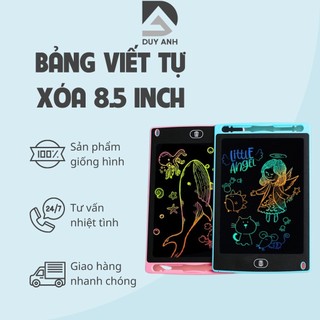 Bảng viết thông minh LCD tự xóa 8.5 inch cho bé tập vẽ, tập viết - Bảng vẽ điện tử tự xóa