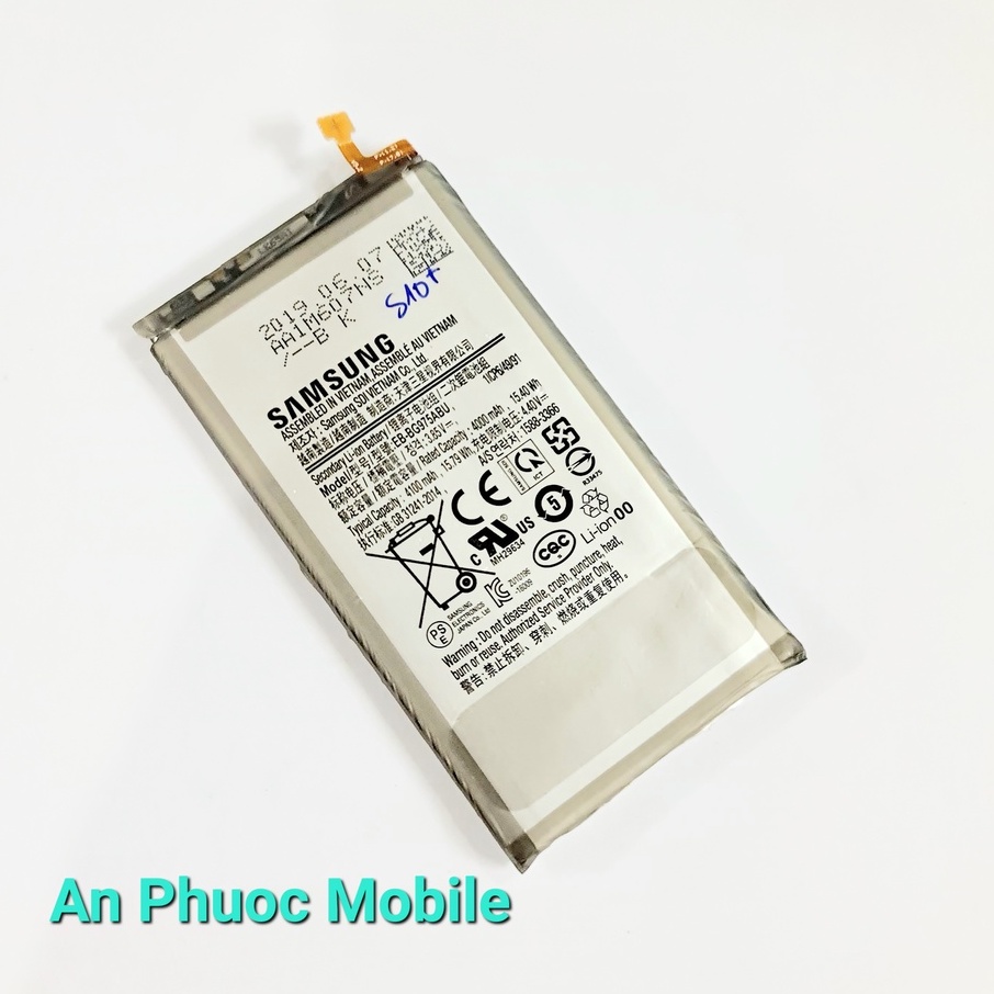 Pin Điện thoại SamSung S10 Plus G975F hàng Zin tháo máy