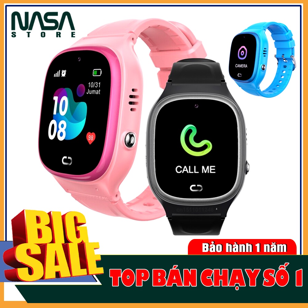 Đồng Hồ Thông Minh Trẻ Em TD45  Lắp Sim Nghe Gọi - Định Vị Cảnh Báo Nguy Hiểm Cho Bé Chống Nước PX7 Có Tiếng Việt