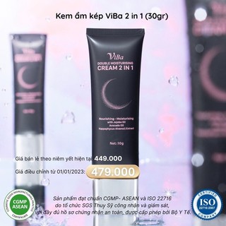 Kem ẩm kép 30g viba