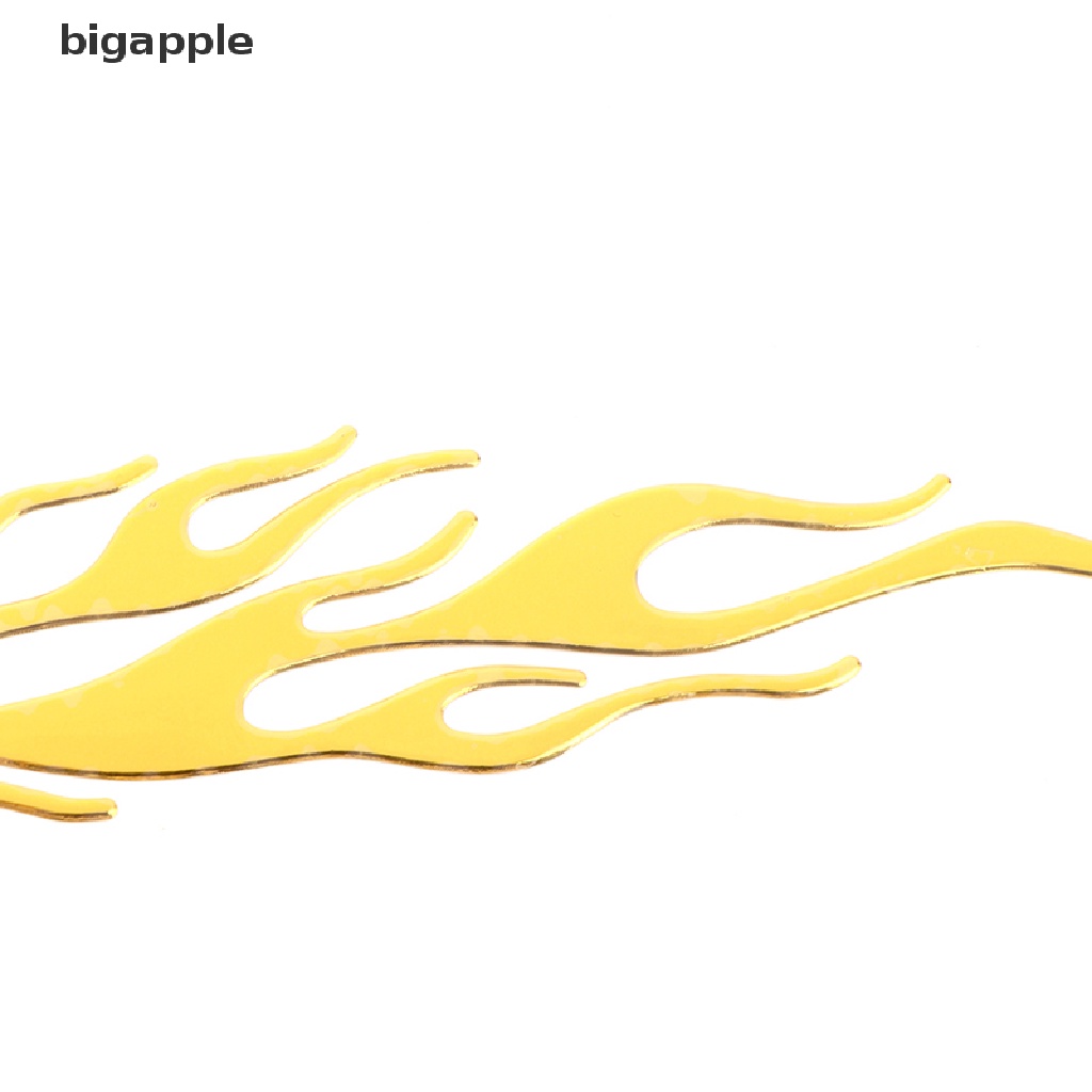 Miếng Dán Đề Can Vinyl Hiệu Ứng Lửa 3d Phản Quang Kích Thước 20 * 4CM Trang Trí Xe Hơi Xe Máy
