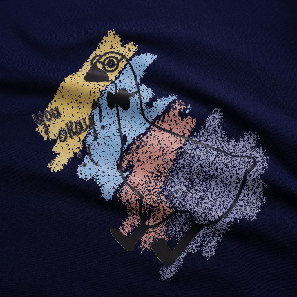 Áo thun tay lỡ OS DUCKY phông Unisex nam nữ Cotton oversize form rộng BUBMAN - OS-003