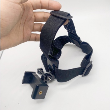 Bộ dây đeo đầu gắn điện thoại, camera hành trình hỗ trợ chụp ảnh, quay phim, đi phượt
