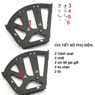 Bản lề tủ giày thông minh 2 tầng, 3 tầng.
