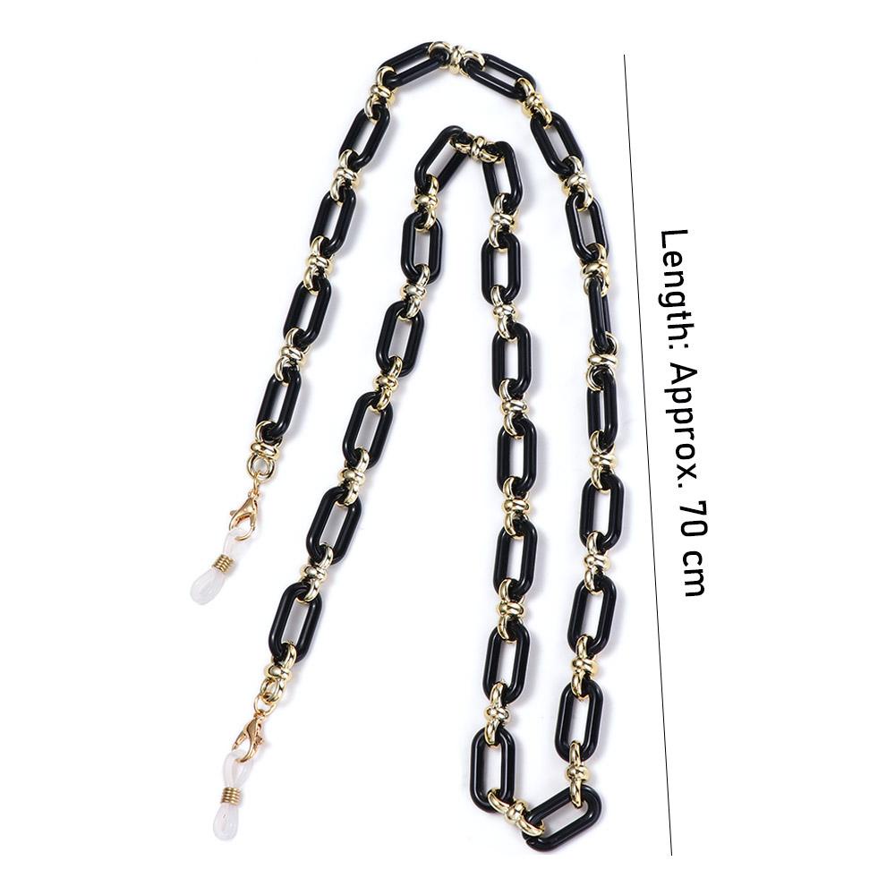 AROMA Dây Đeo Mắt Kính Chống Thất Lạc Chống Trượt Bằng Kim Loại Nhiều Màu Sắc