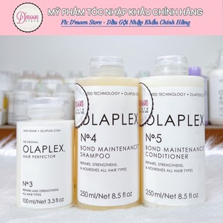 [Chính Hãng] BỘ GỘI, XẢ, Ủ, DƯỠNG OLAPLEX CHĂM SÓC PHỤC HỒI TÓC CHUYÊN NGHIỆP