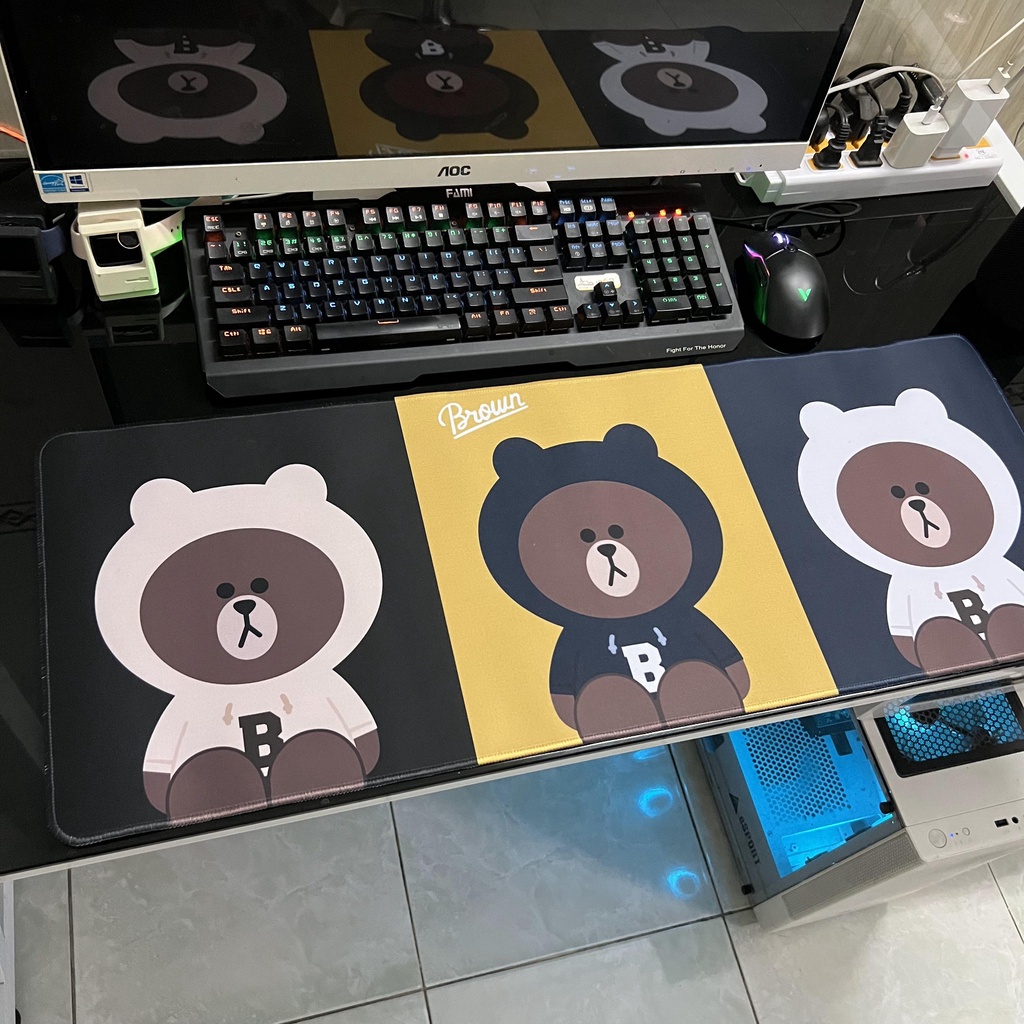 Miếng Lót Chuột, Mouse Pad, Pad Chuột Cỡ Lớn Chống Nước, Bàn Di Chuột Gaming Hình Anime Dày 3mm