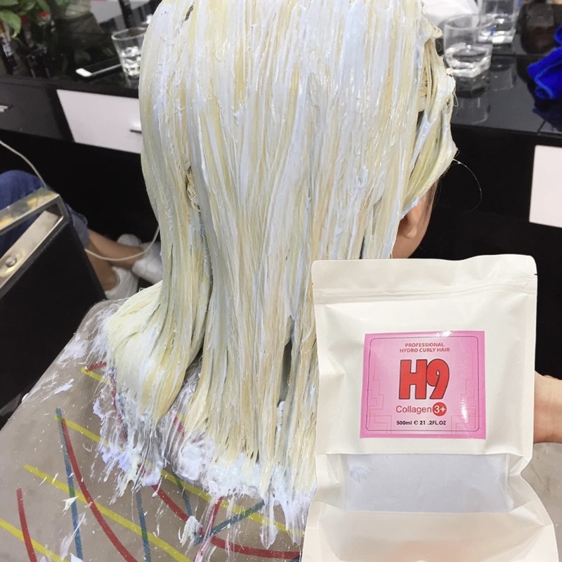 Bột Tẩy Tóc colagen H9 | Tẩy Êm Không Xót - Không Xơ Tóc - Lên Tông Nhanh