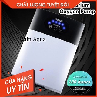 Sủi Oxy Tích Điện Siêu Êm SoBo SB168 1 Vòi, SB268 2 Vòi, SB368 2 Vòi. Máy Sủi Oxy Cho Bể Cá Cảnh