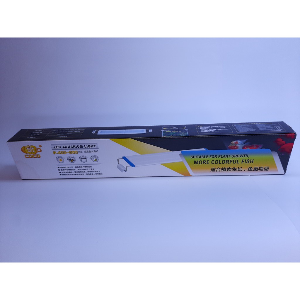 Đèn LED máng COCO ánh sáng RGB  dùng bể 30-60cm dành cho bể cá, bể thủy sinh