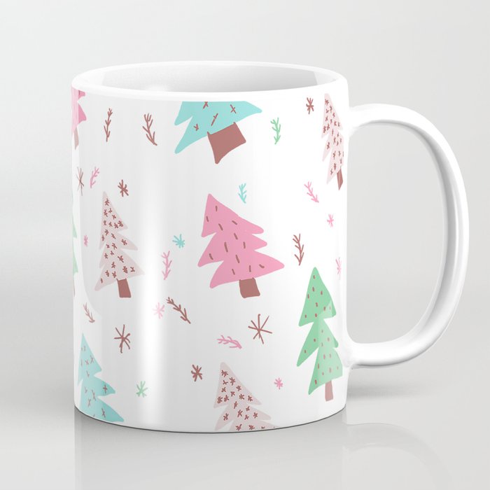 Ly cốc sứ giáng sinh in hình cây thông noel đáng yêu