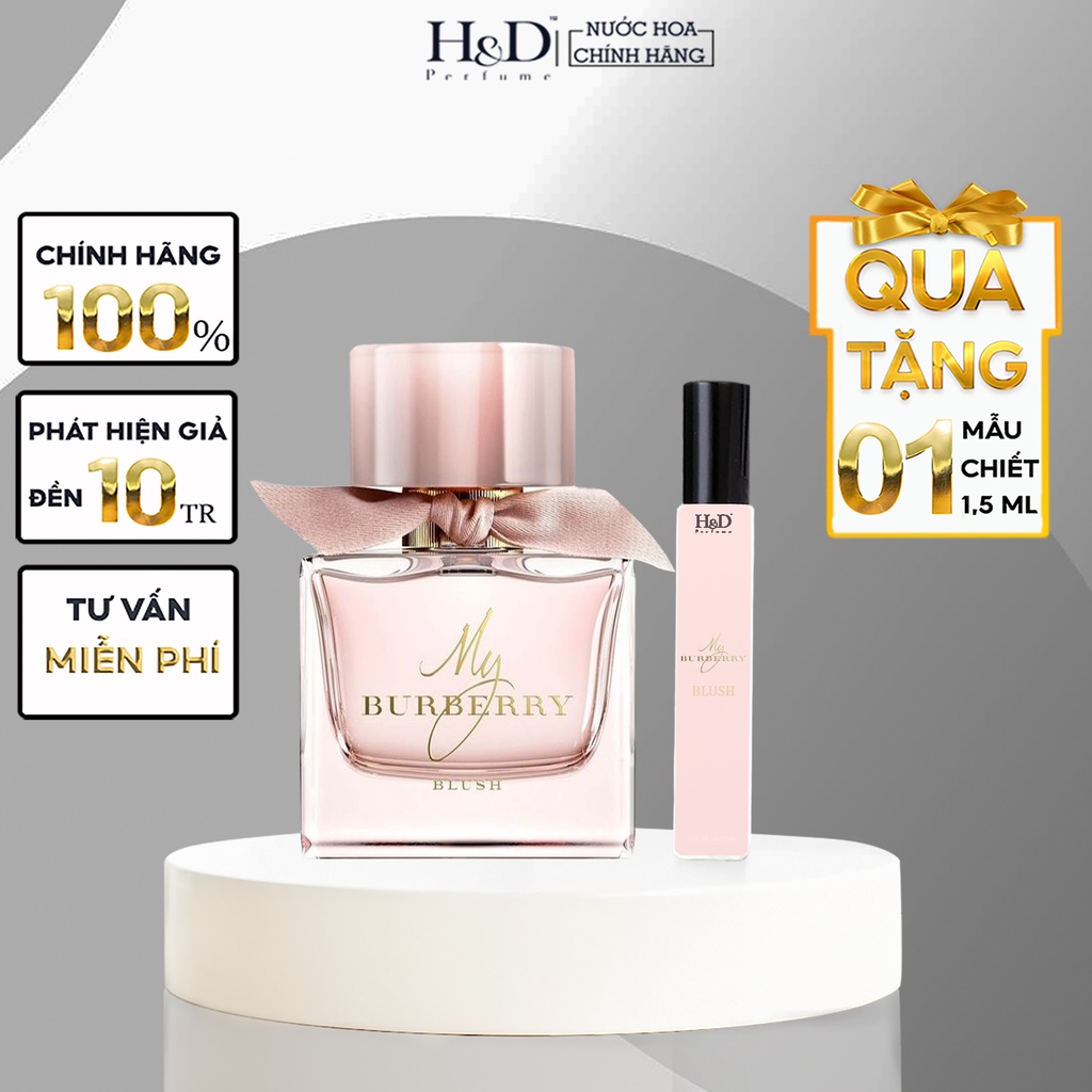 Nước hoa nữ Burberry My Burberry Blush EDP chiết 5ml/ 10ml/ 20ml, sang trọng, thơm lâu