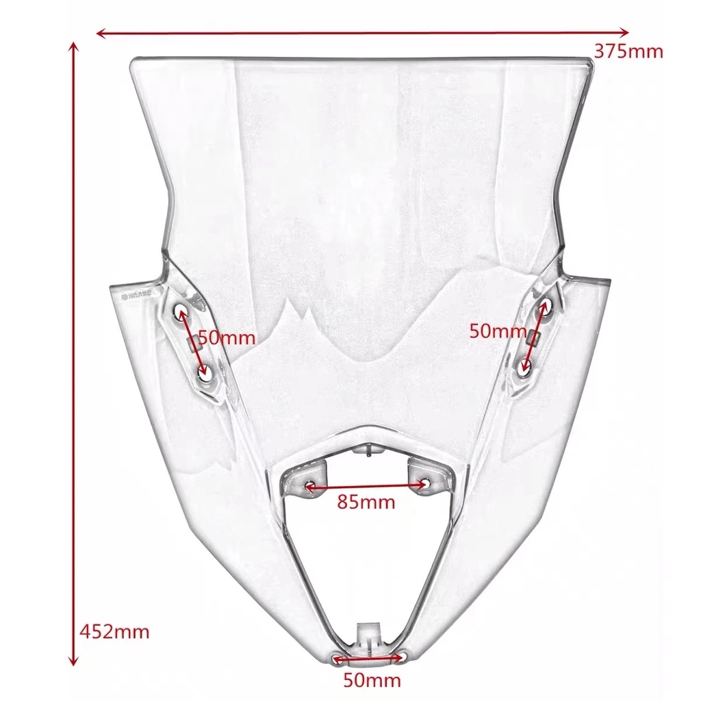 Kính Chắn Gió Chuyên Dụng Cho 2020 2021 2022 Kawasaki Ninja 650 EX650 ER-6F ER6F