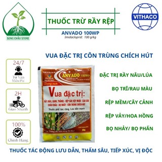 Anvado 100wp gói 25 gam thuốc diệt trừ côn trùng chích hút
