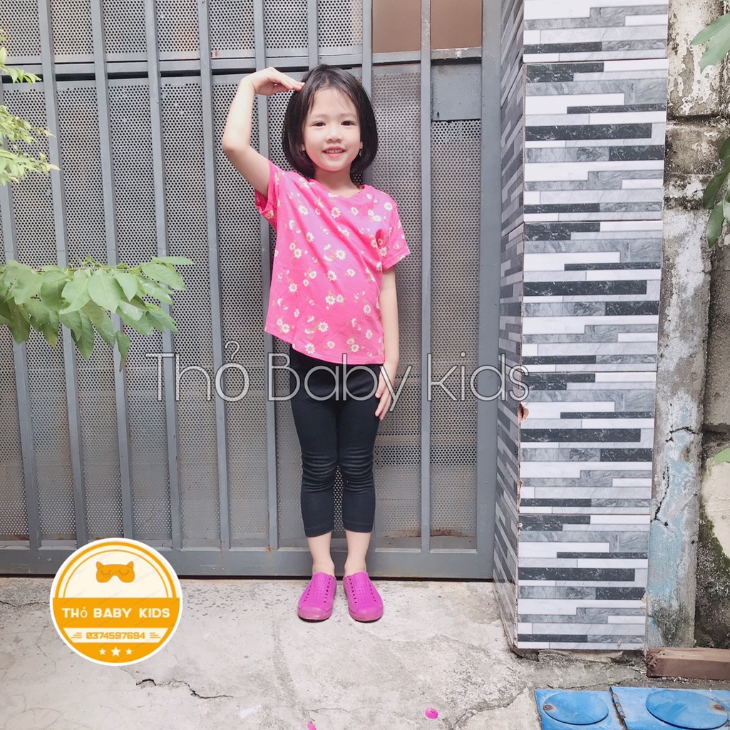 [15-20KG}Áo thun ngắn tay bé gái xuất dư old navy, mềm mát, thấm hút mồ hôi thỏ baby kids