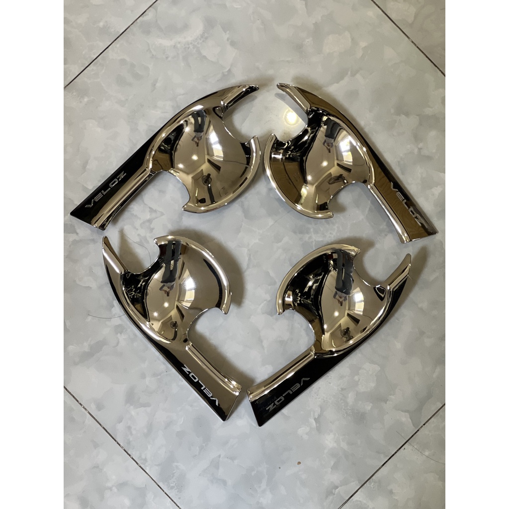 Ốp Hõm Cửa, chén cửa Xe Toyota Veloz 2022-2023 Mẫu Mạ Crom Sáng Bóng Cao Cấp mẫu mới