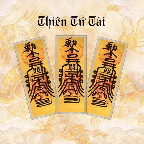 Thiên Tứ Tài Phúc Phù | Dùng cho người kinh doanh buôn bán lớn | Tài Lộc, Thịnh Vượng, Kinh Doanh Đắt Khách