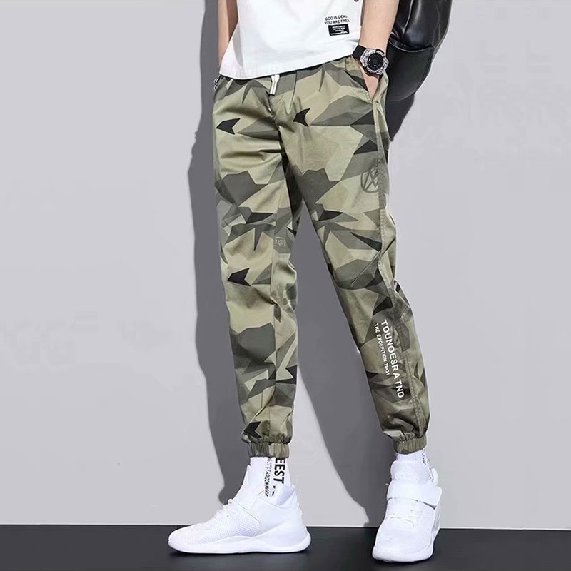 Quần Dài Dáng Suông Họa Tiết Rằn Ri Cá Tính Hợp Thời Trang Cho Nam