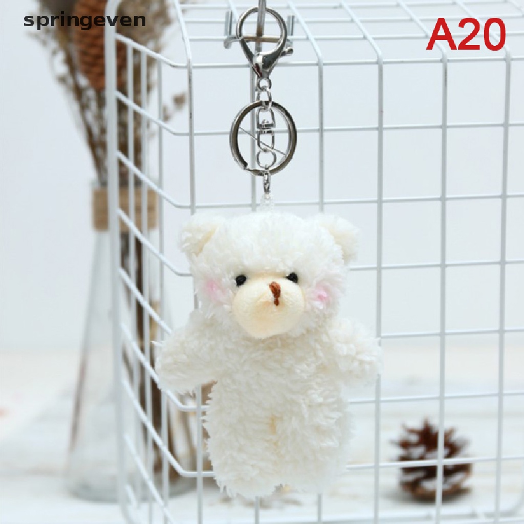 1 Móc Khóa Hình Gấu Nhồi Bông Mềm Mại Dễ Thương