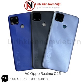 Vỏ Oppo Realme C25 full bộ , sườn lưng , khay sim , kính camera
