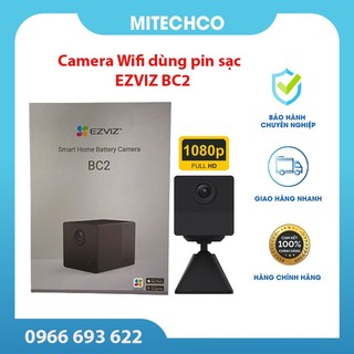 Camera wifi thông minh Ezviz BC2 chạy pin sạc, 1080P, đàm thoại 2 chiều, bảo hành 2 năm