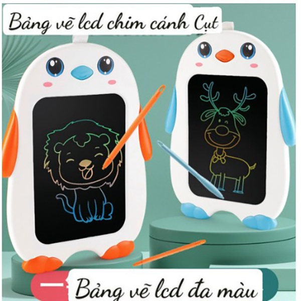 Bảng Vẽ Tự Xóa 3D KIDS Thông Minh Cho Bé Màn Hình LCD 8.5"-9"-10"-12"16 inch Đồ Họa Đẹp