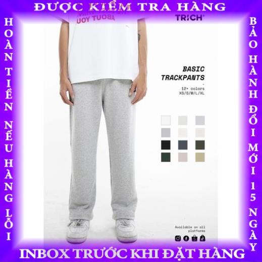 Basic Track Pants ( Quần nỉ TRICH ống xuông rộng) hanthien