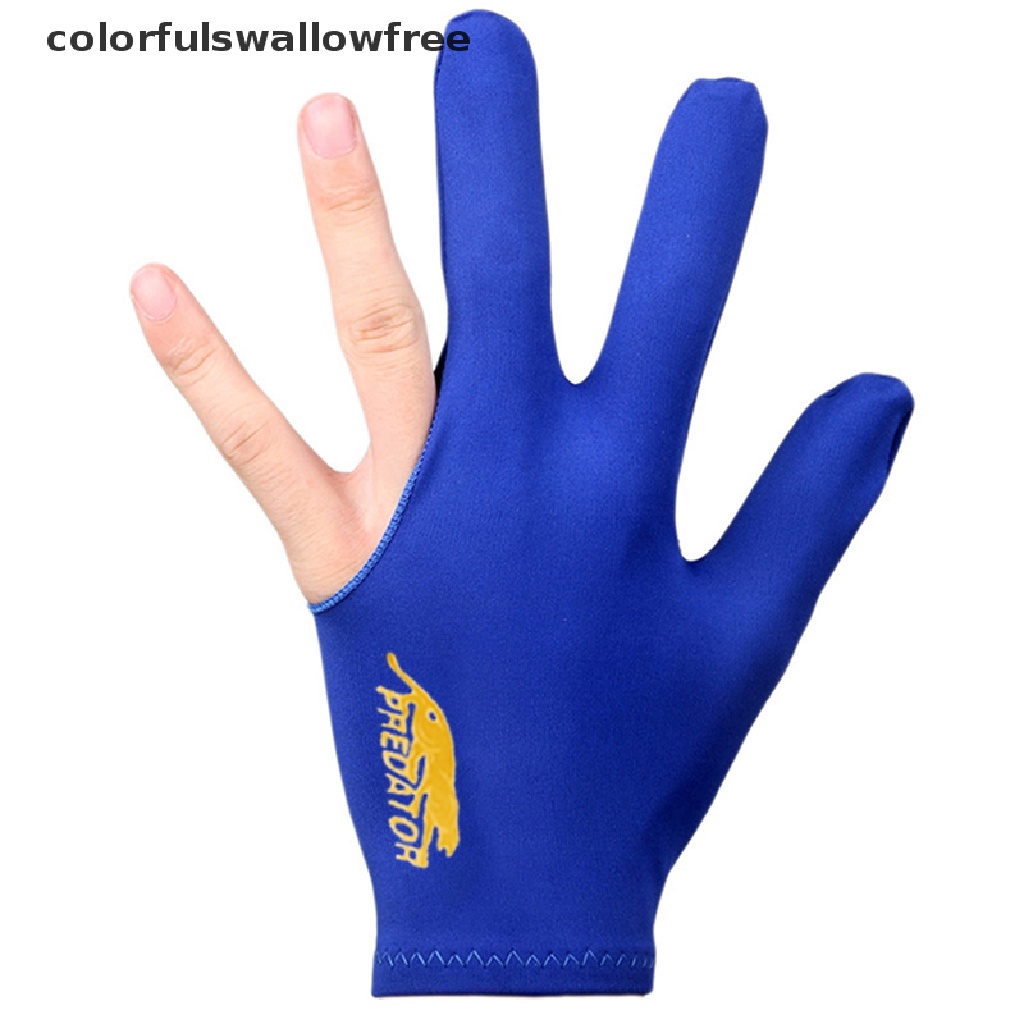 Găng Tay Trái / Phải Chơi Bida Ba Ngón Đầy Màu Sắc ABC