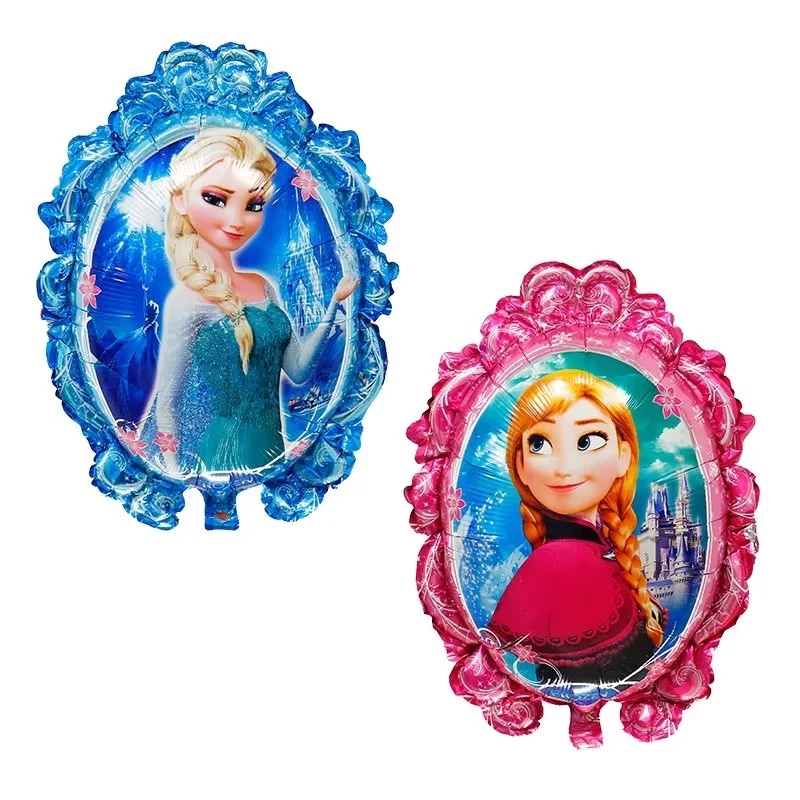 Bong Bóng Phim Nhôm Hình Công Chúa Hoạt Hình Frozen / Nàng Tiên Cá / Tuyết / Nàng Tiên Cá Màu Trắng