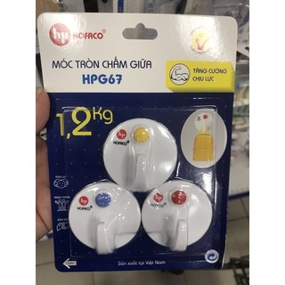 Combo 10VĨ(3cái/1vĩ) MÓC DÁN TƯỜNG HOFACO HÀNG Việt Nam CHẤT LƯỢNG CAO