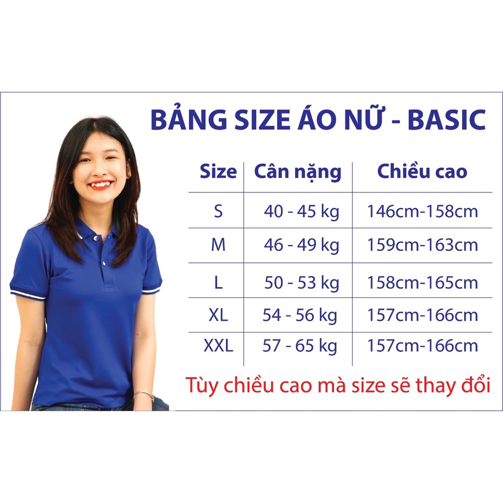 Áo Polo Nữ Dáng Văn Phòng Công Sở Mặc Thoải Mái Trẻ Trung Kết Hợp Chân Váy, Quần Jean