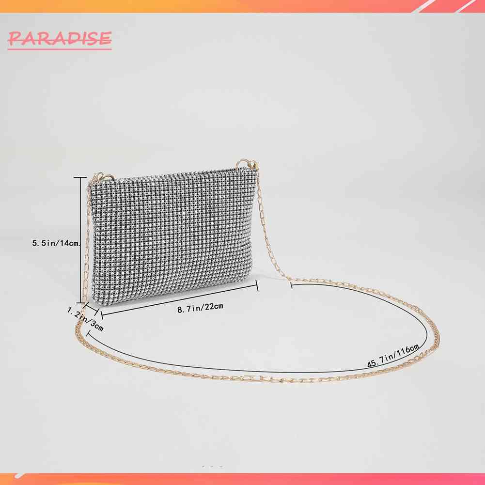 Mới Túi Đeo Chéo Đính Đá Lấp Lánh Thời Trang Cho Nữ