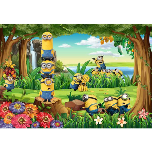 Decal 3D dán Tủ Lạnh chống thấm cao cấp mẫu minion siêu đáng yêu