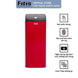 Thùng rác Fitis Premium - Nhấn vuông lớn - 22L
