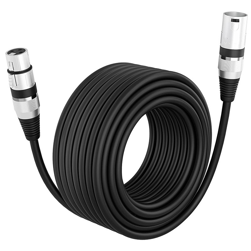 1 Dây Cáp Tín Hiệu DMX XLR Cân Bằng Cho Microphone Camara KTV
