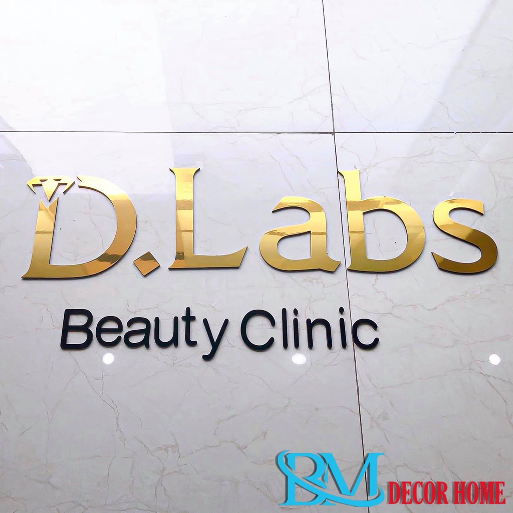 Gia Công Chữ,Logo Giá Rẻ.Chất Liệu Alu,Mica,Formex.Cắt Theo Yêu Cầu.BiMi.DecorHome
