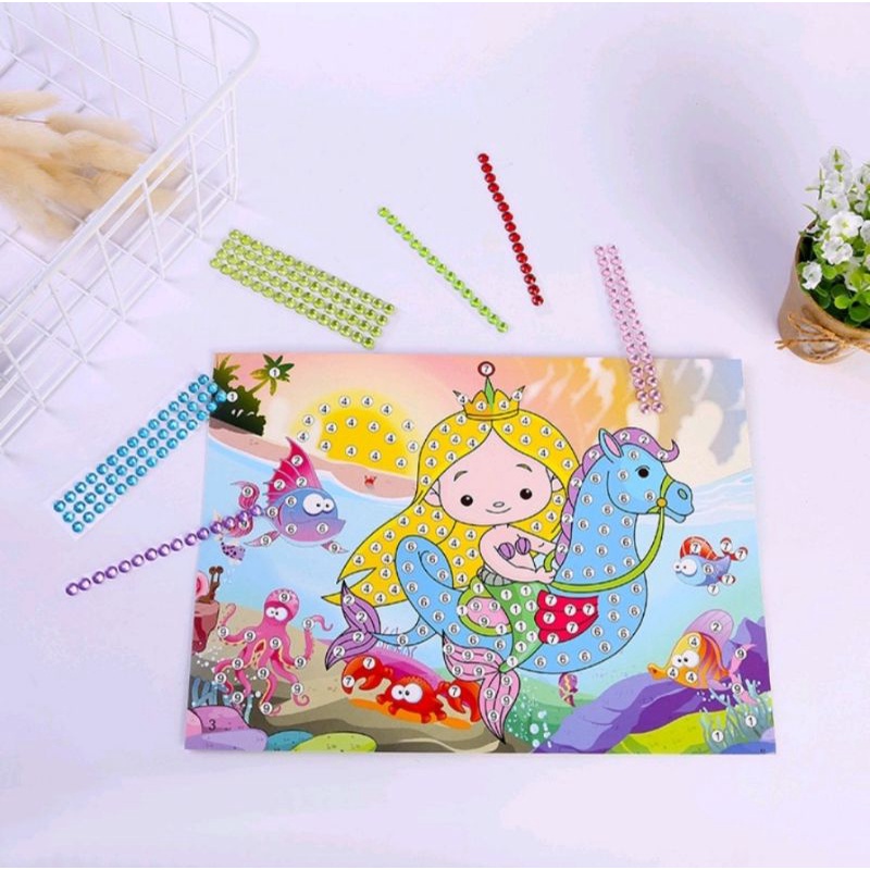 🌷🌻🌿TRANH CHO BÉ ĐÍNH ĐÁ🎄💖🌄