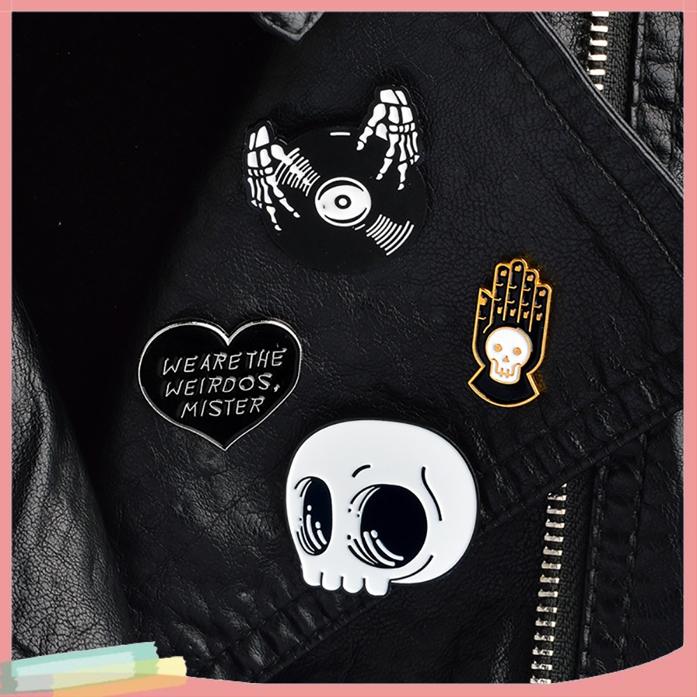 Cài Áo Hình Đầu Lâu Độc Đáo Cá Tính