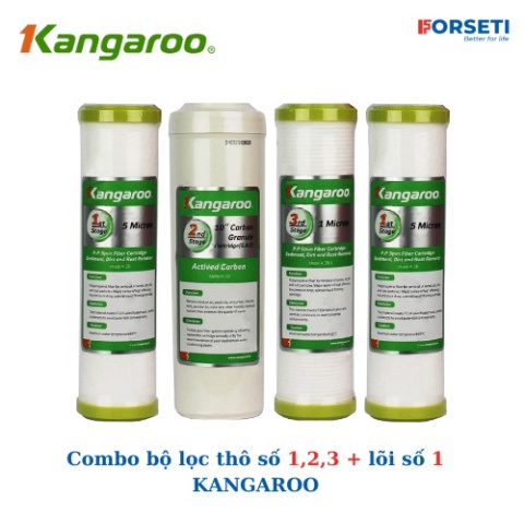 Combo 4 lõi lọc  cho máy lọc nước KANGAROO