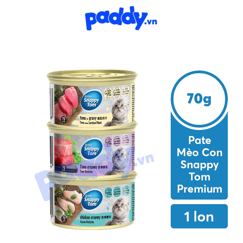 Pate Mèo Con Snappy Tom Premium Kitten