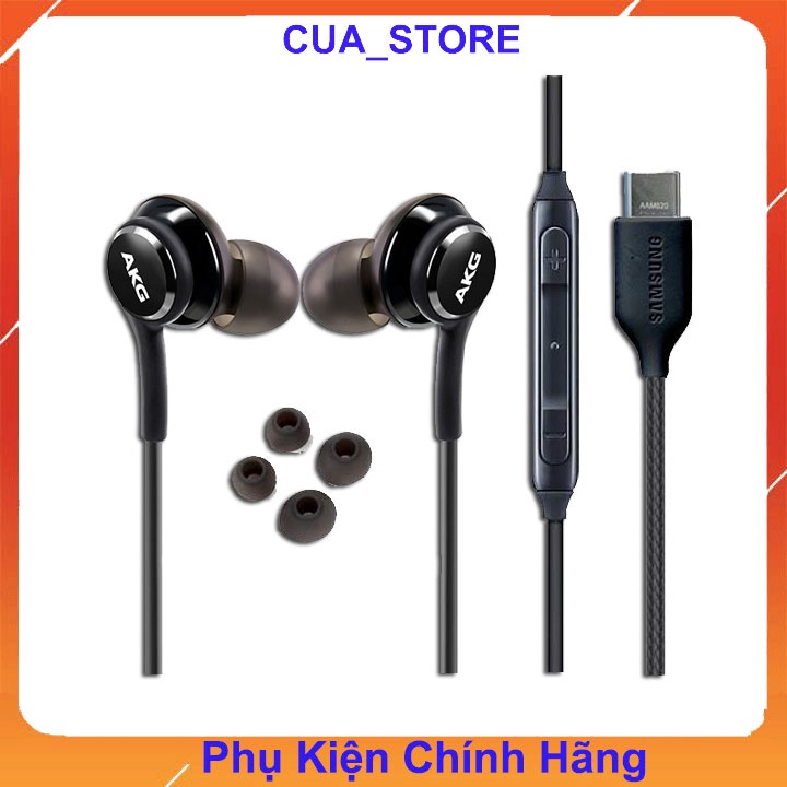 Tai nghe điện thoại Samsung akg Note10 , jack type-C, tai nghe akg chính hãng