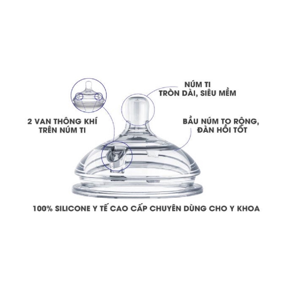 Núm Ti Comotomo Silicon Cao Cấp