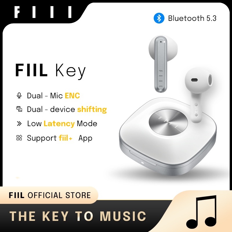 Tai Nghe Không Dây FIIL Key Bluetooth 5.3 TWS Chế Độ Kép Thấp Chế Độ Kép