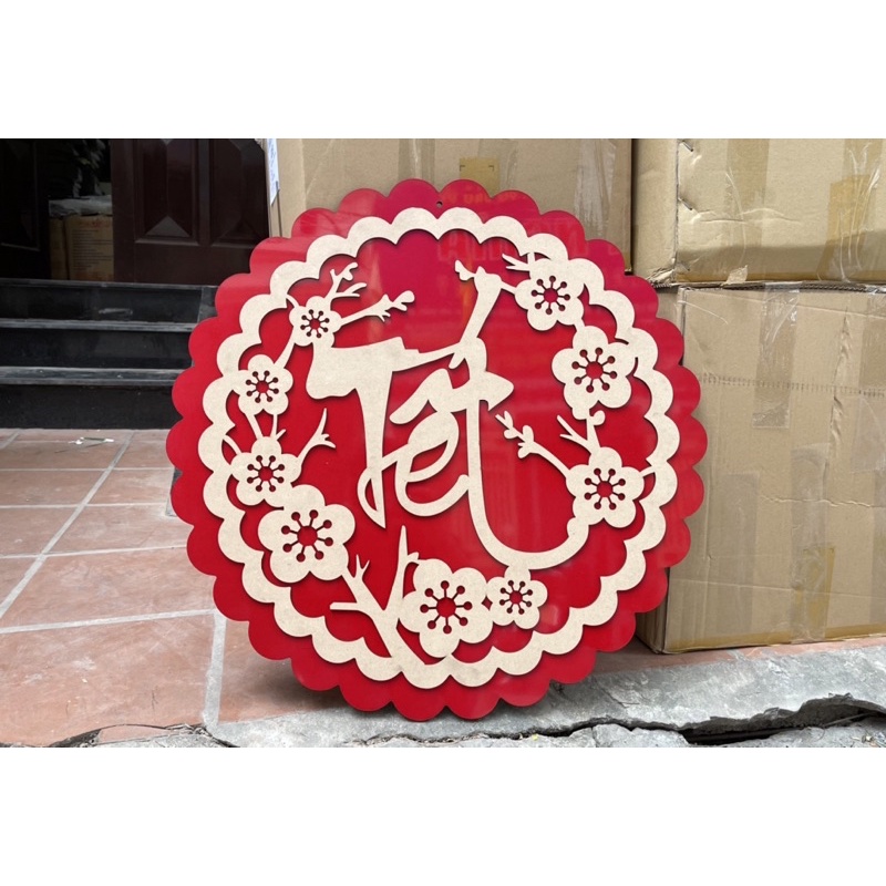 Liễng gỗ trang trí Tết