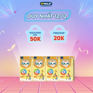 Sữa bột pha sẵn VPMilk IQLac Pro advance premium hộp 110ml (lốc 4 hộp)