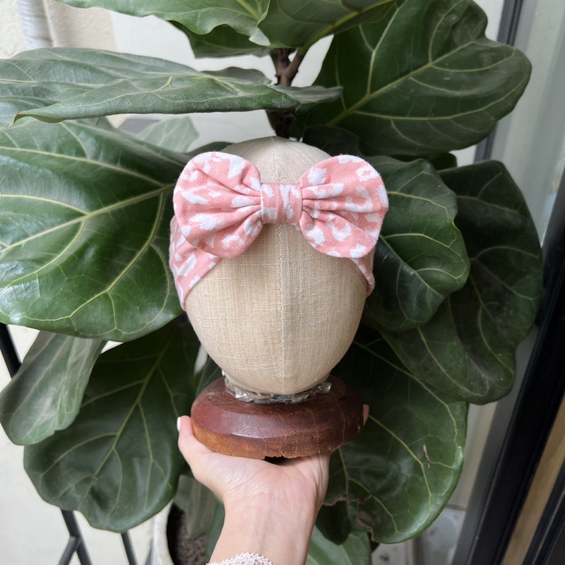 Turban Nơ, Băng Đô Nơ Xòe Chất Liệu Cotton Nhiều Màu Sắc Và Họa Tiết Cho Bé Gái